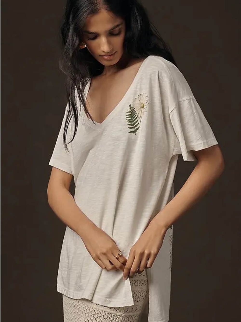 Nwot Pilcro Jordyn snub tee